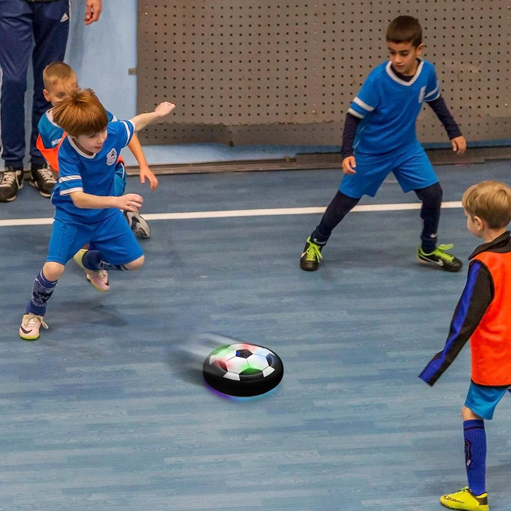 Svävande Fotboll med LED & Musik - Interaktiv Sportleksak