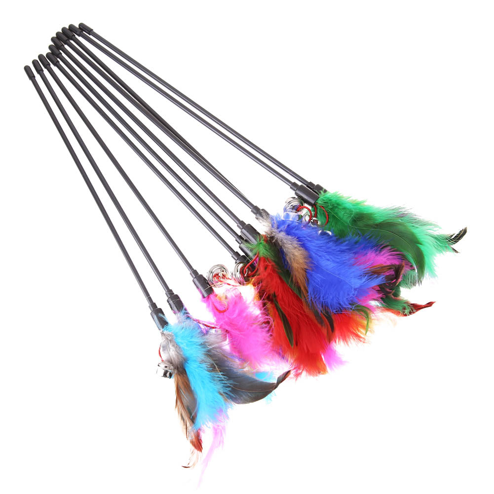 Kattleksak med Fjädrar (5 Delar) – FeatherChase