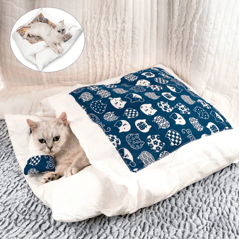 Vinterkatt Sovsäck – SnugKitty Frost Magic