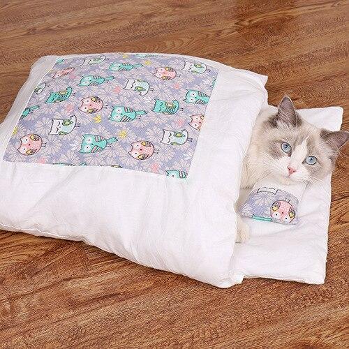 Vinterkatt Sovsäck – SnugKitty Frost Magic