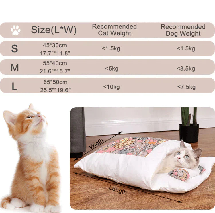 Vinterkatt Sovsäck – SnugKitty Frost Magic