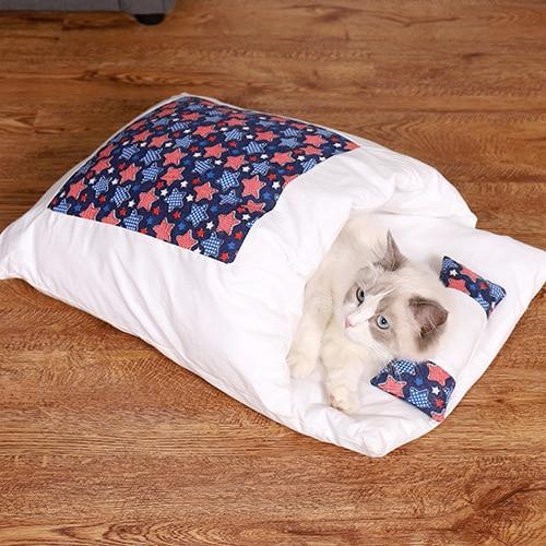Vinterkatt Sovsäck – SnugKitty Frost Magic