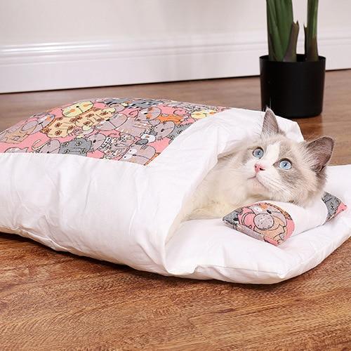 Vinterkatt Sovsäck – SnugKitty Frost Magic