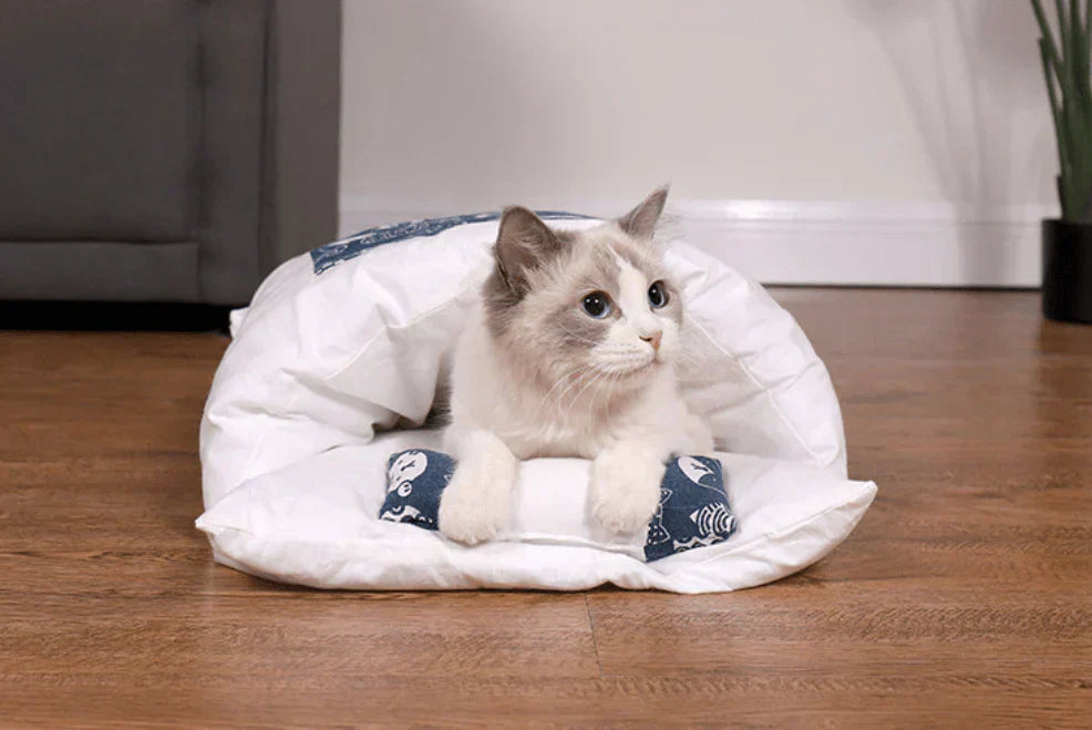 Vinterkatt Sovsäck – SnugKitty Frost Magic