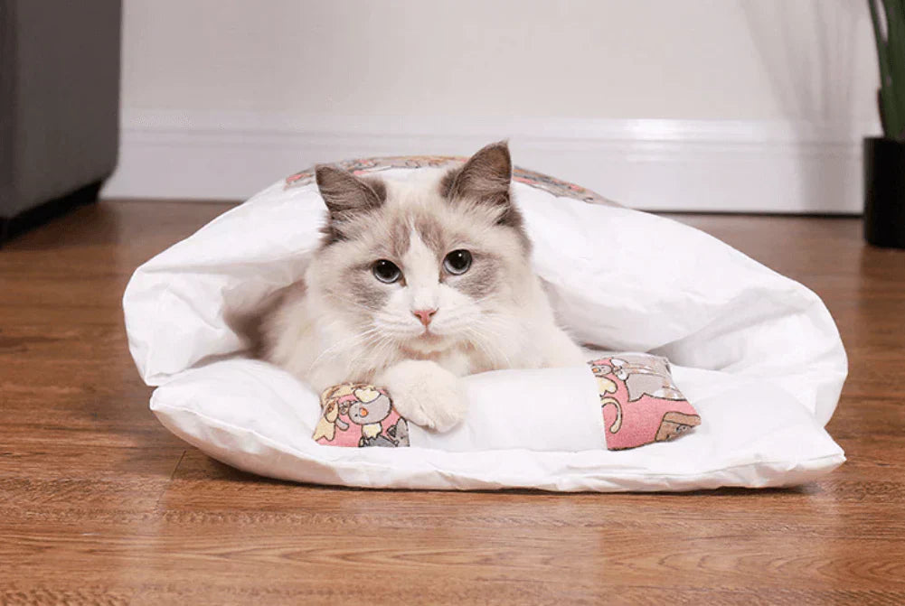 Vinterkatt Sovsäck – SnugKitty Frost Magic