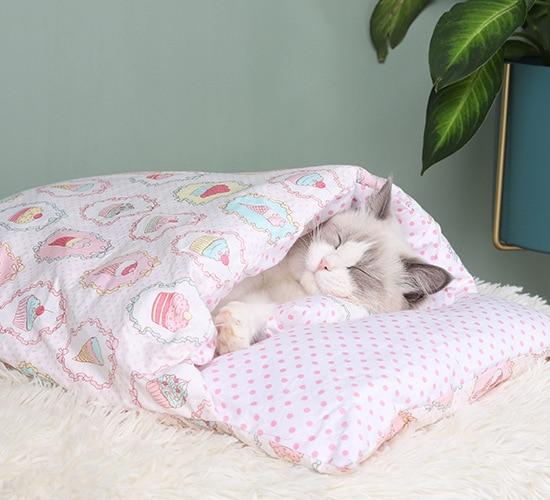 Vinterkatt Sovsäck – SnugKitty Frost Magic