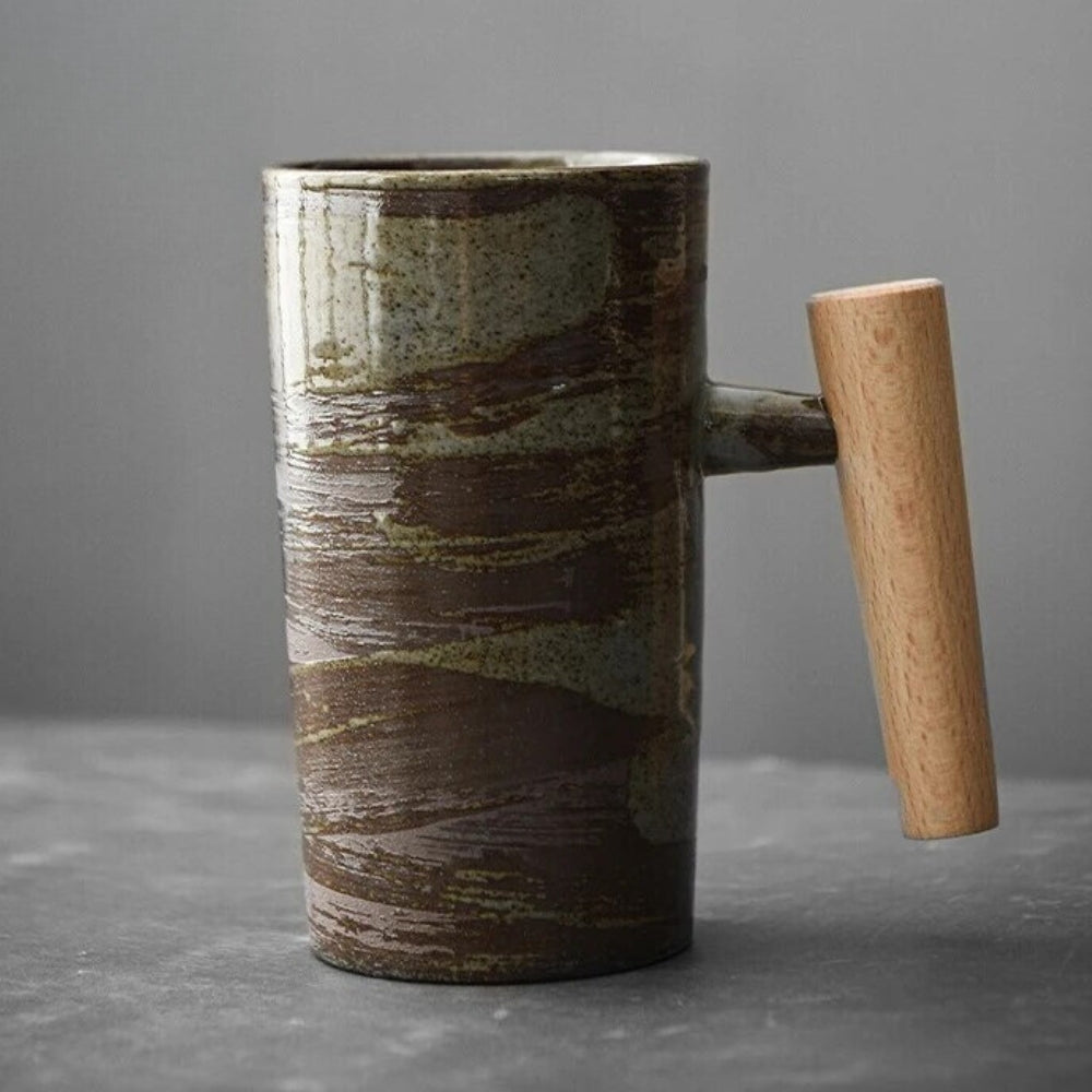 Nordiska Latte Muggar med Jordnära Design – NatureSip