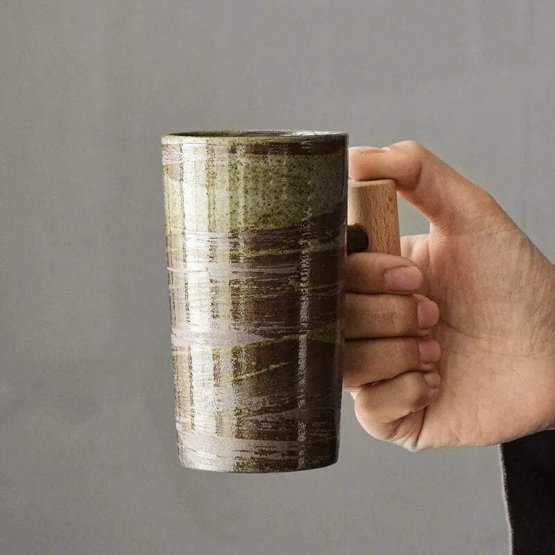 Nordiska Latte Muggar med Jordnära Design – NatureSip