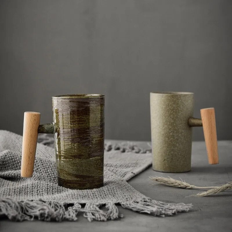 Nordiska Latte Muggar med Jordnära Design – NatureSip