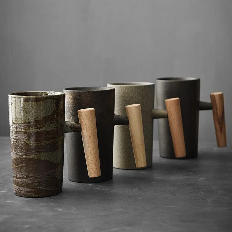 Nordiska Latte Muggar med Jordnära Design – NatureSip