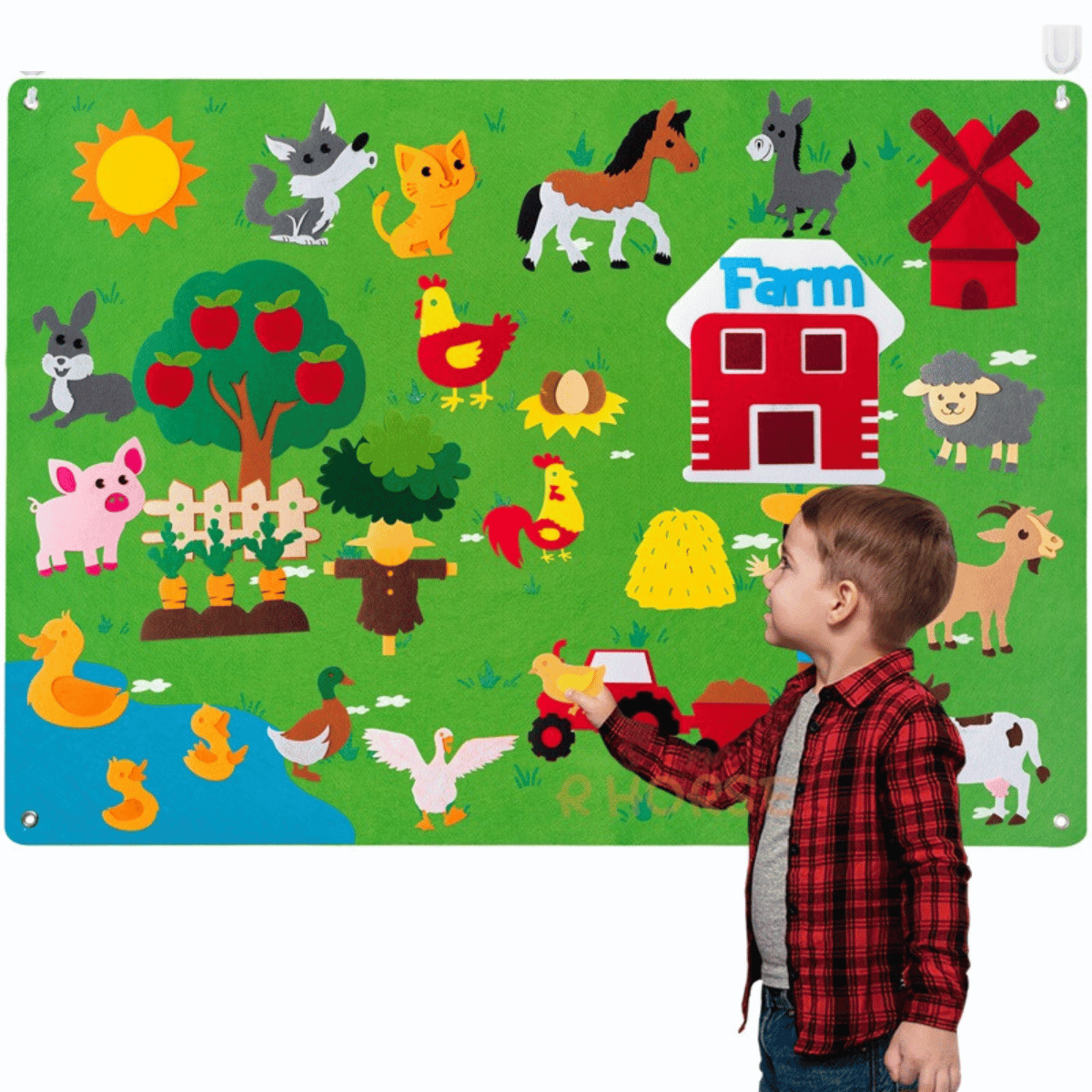 Småbarns Filtspelematta - Filtsäventyr
