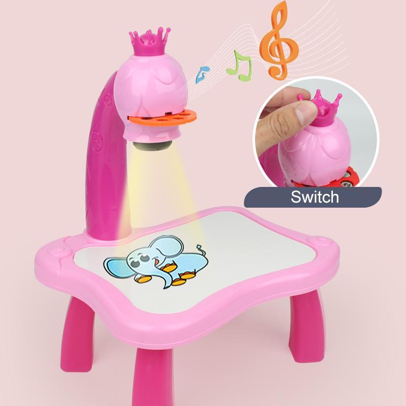 LED Ritprojektor med Musik för Kreativa Barn – ArtBuddy