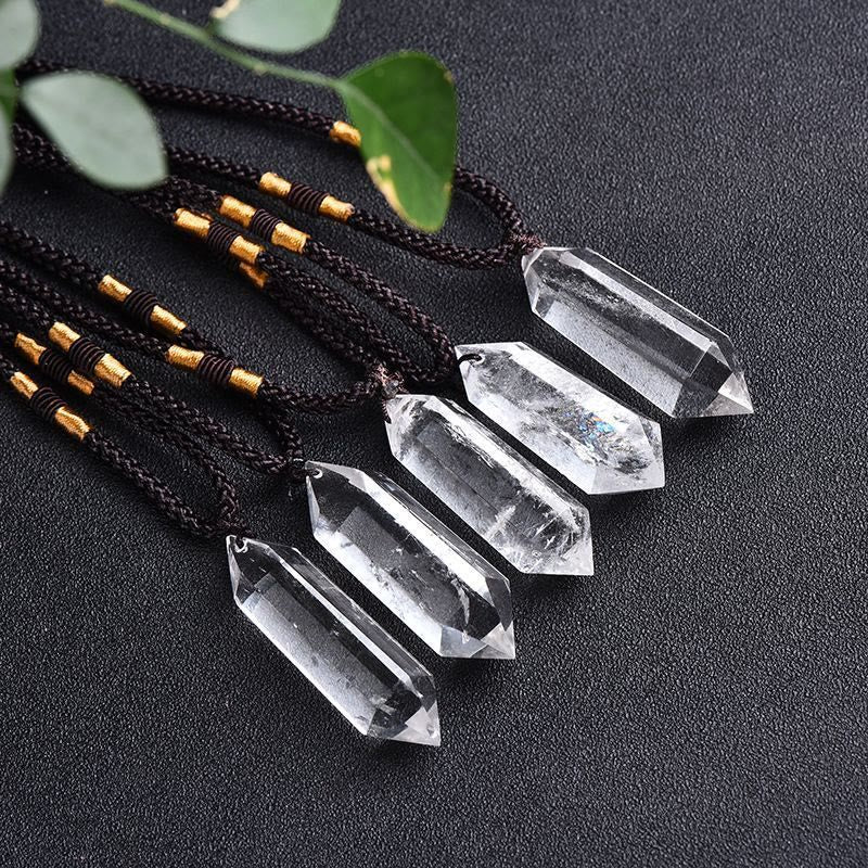 Naturlig Kristall Ametist Helande Halsband – Lyra