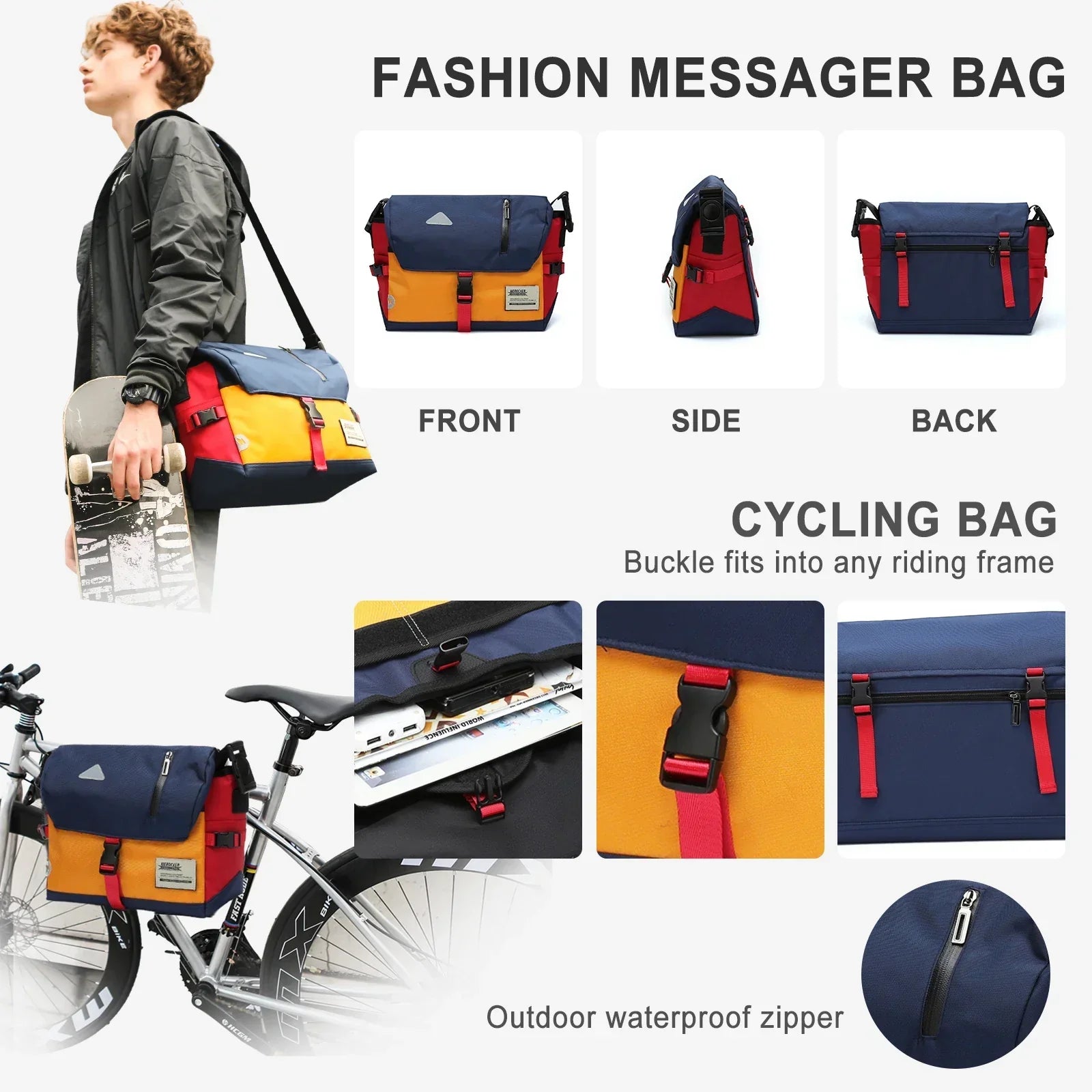 Luke | Klassisk Vattentät Crossbody Resväska – Komfort & Stil