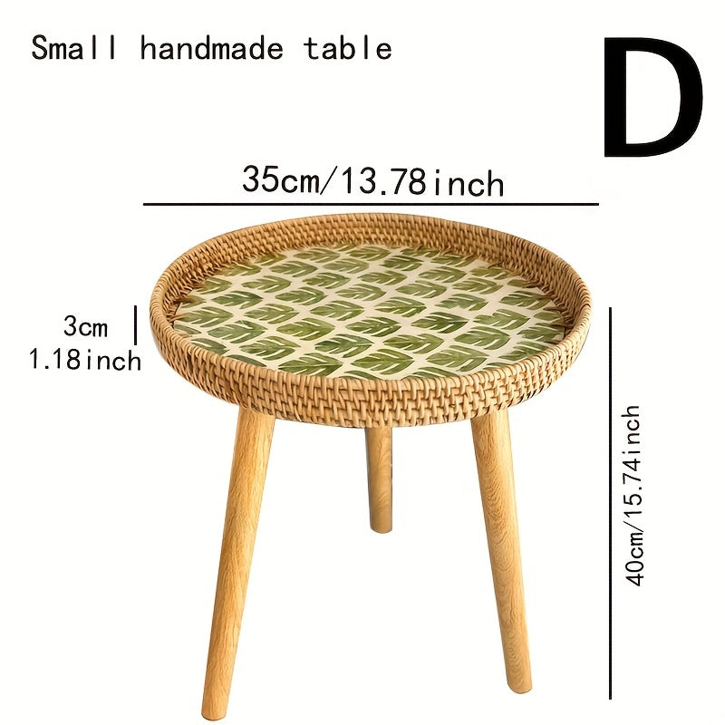 Skandinavisk Rattan Sido Bord - Elin