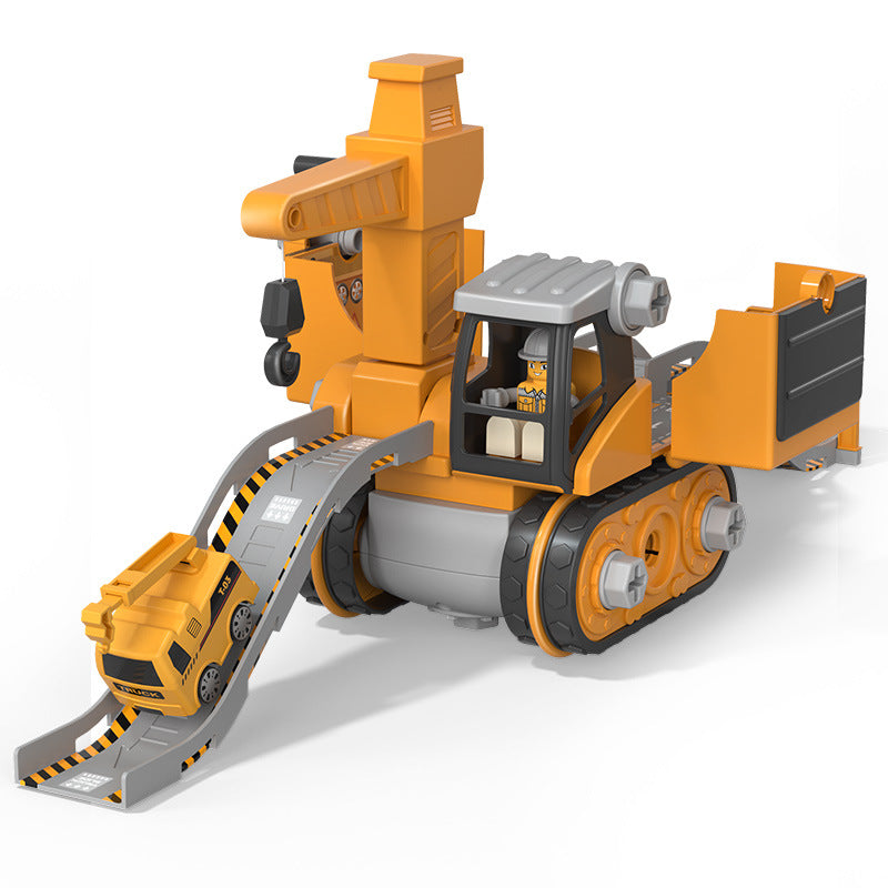 LittleBuilder Lekset - Lastbil, Grävmaskin & Krana