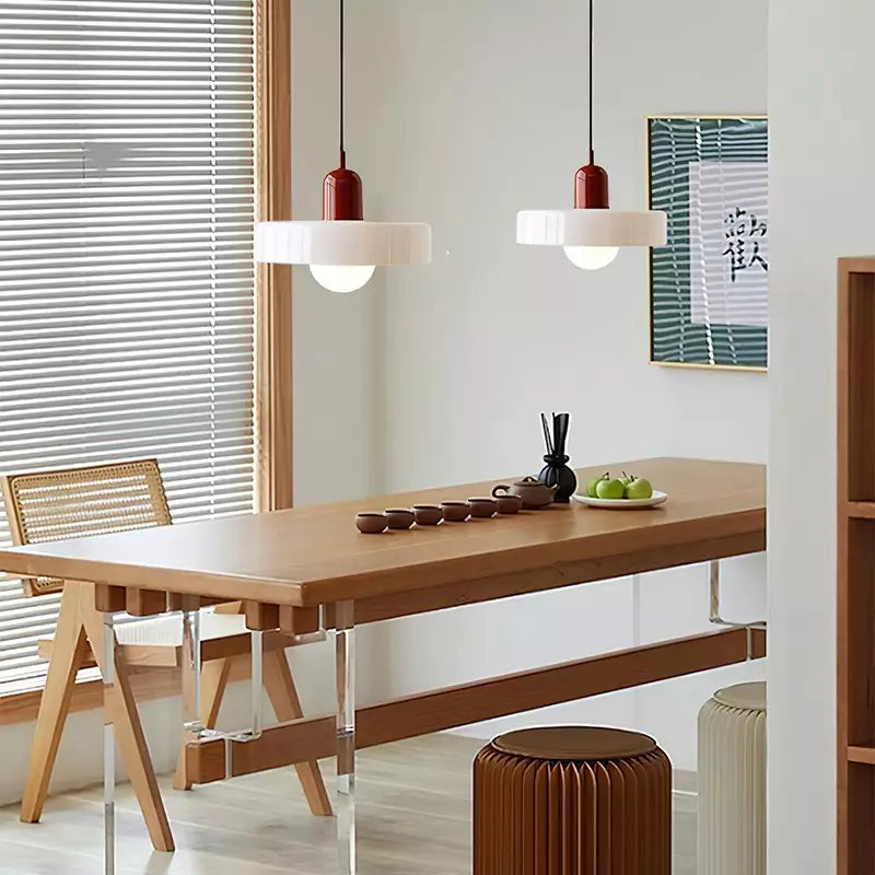 Färgglad Hänglampa | Bauhaus Stil | Konstnärlig Design