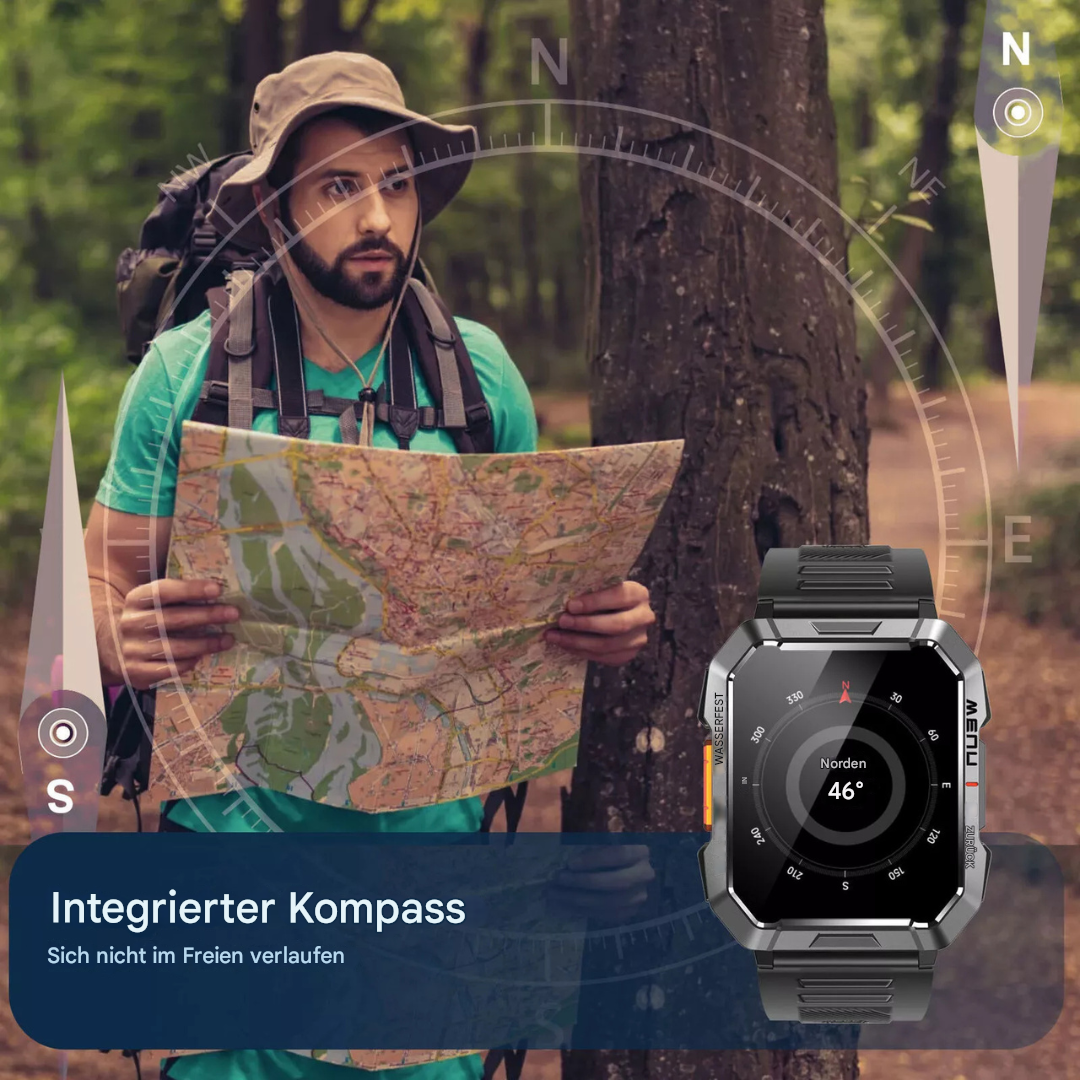 Robust Smartwatch för Äventyrare - TrailMate