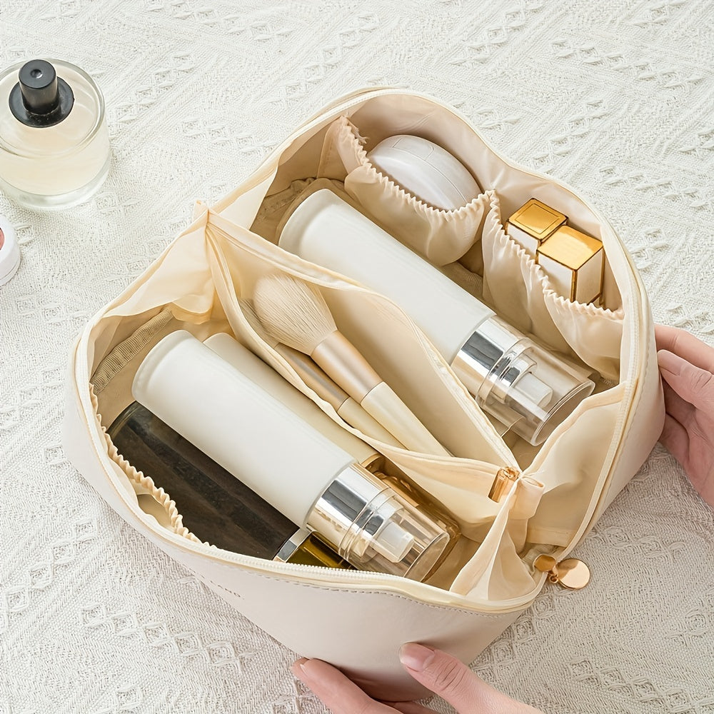 Make-up Organisatör med Dragkedja – Lyxig Kosmetiktas för Resa