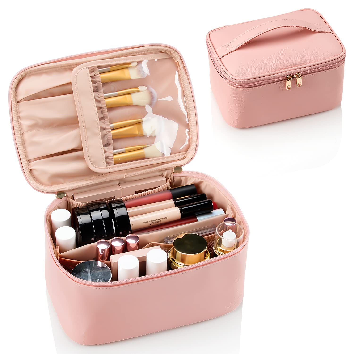 Resevänlig Makeuporganisatör med Avdelare