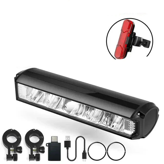 LazyX – Kraftfull 1400 Lumen Cykellampa | Belysning Huvudlampa