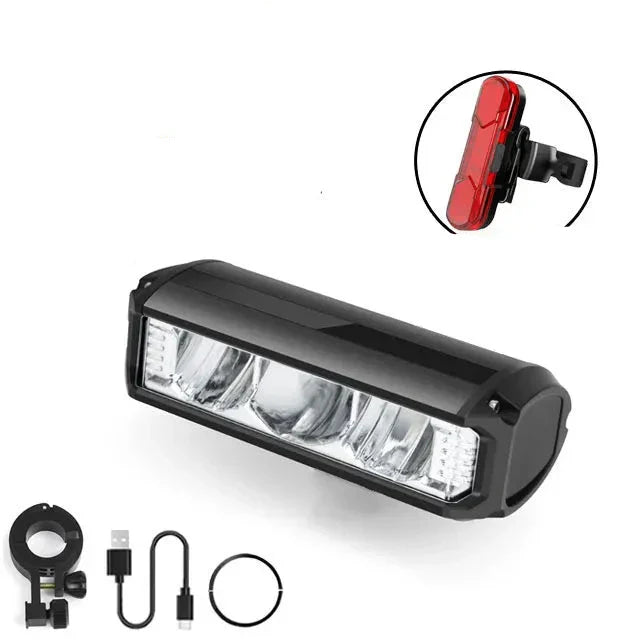 LazyX – Kraftfull 1400 Lumen Cykellampa | Belysning Huvudlampa