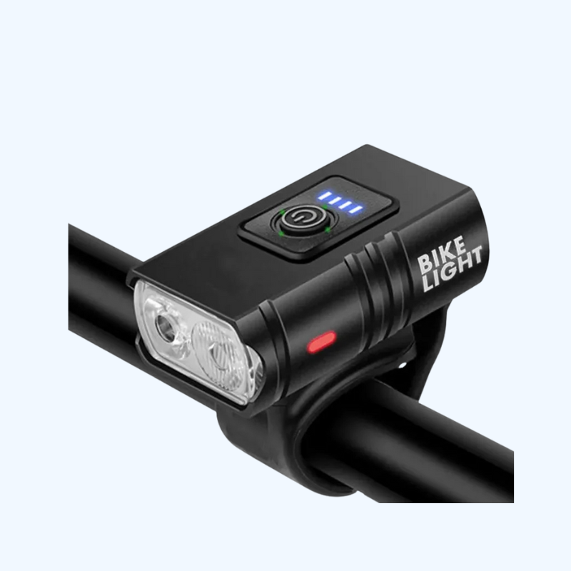 Klar Cykelbelysning LED | USB Laddningsbar Huvudlampa MTB