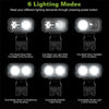 Klar Cykelbelysning LED | USB Laddningsbar Huvudlampa MTB