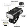 LED Cykelbelysning - 1000 & 500 Lumen | USB Uppladdningsbar