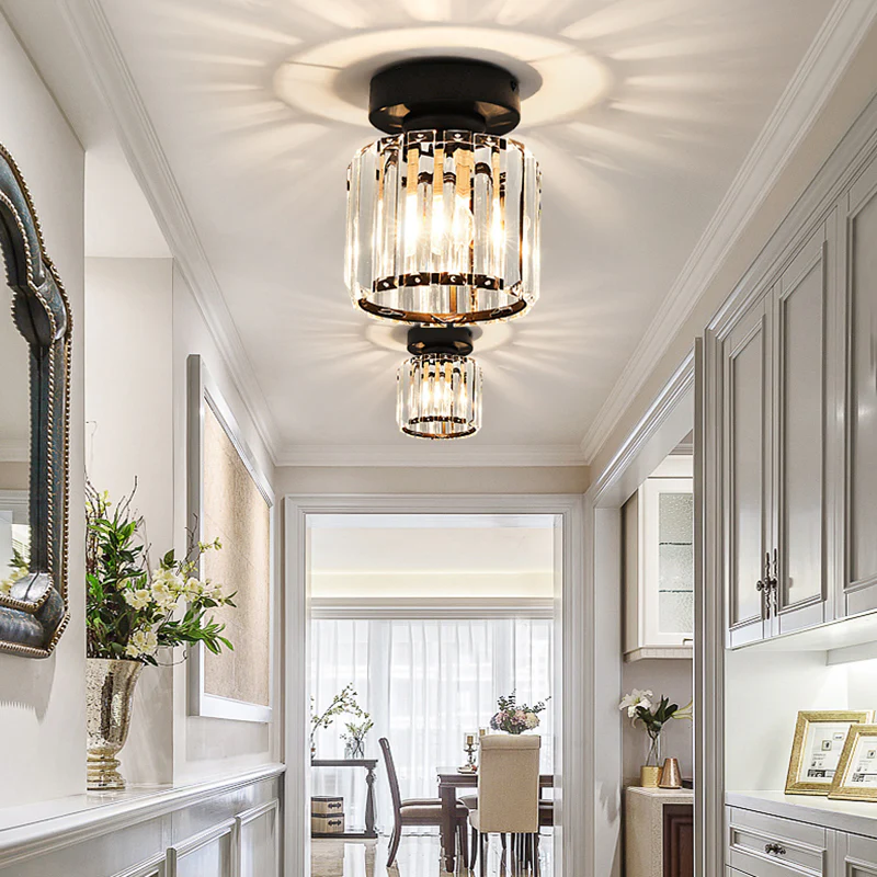 Modern Kristalltaklampa – CrystalGlow