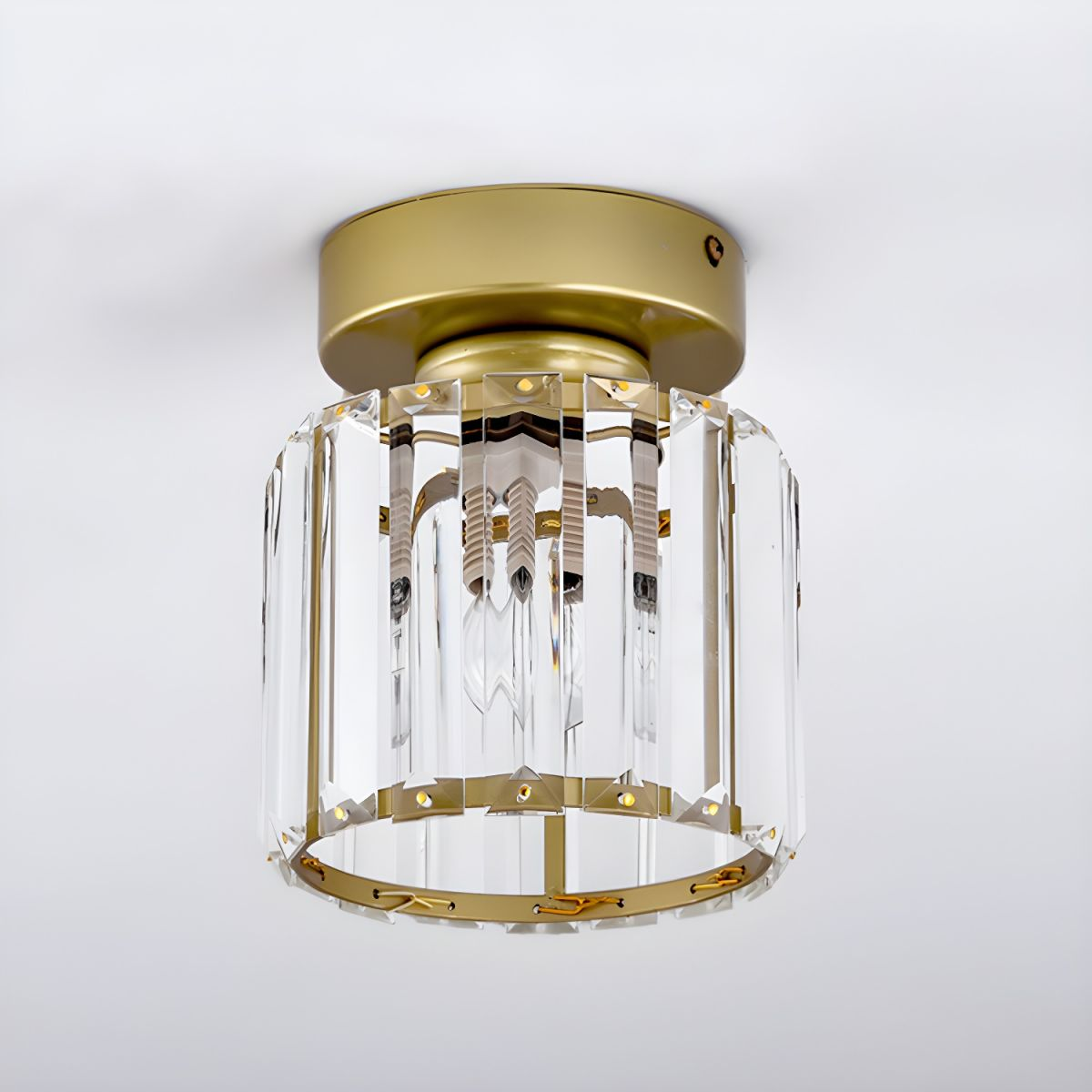 Modern Kristalltaklampa – CrystalGlow
