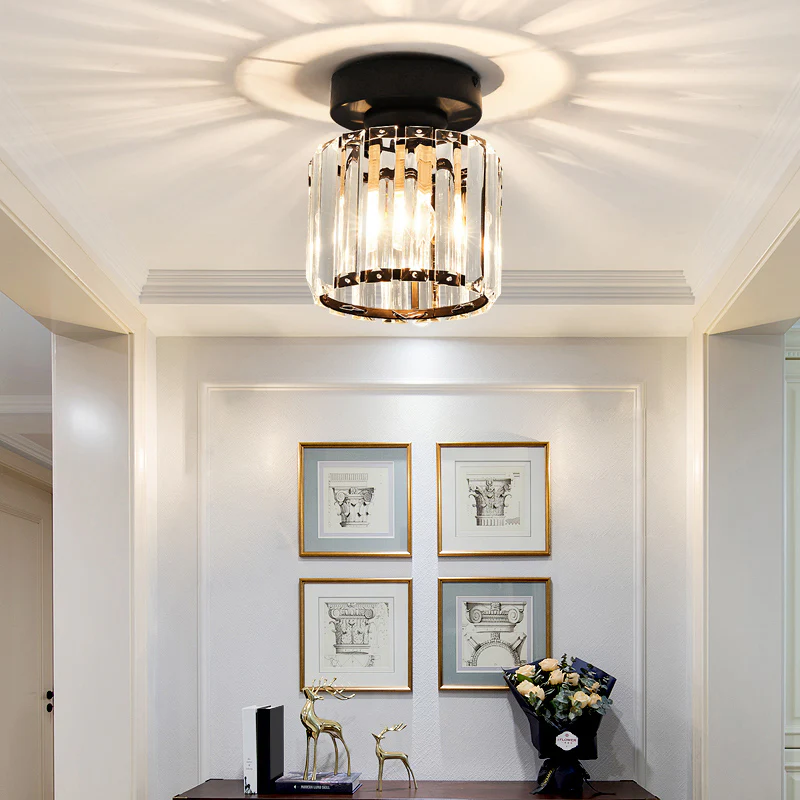 Modern Kristalltaklampa – CrystalGlow