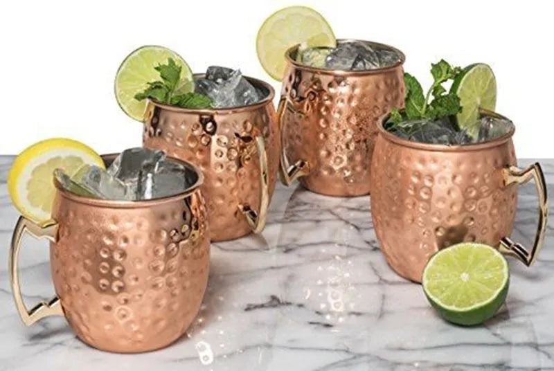 Hammered Copper Mug Set - ChillCopper