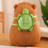 Kramgo capybara med sköldpaddsryggsäck – TurtleBuddy