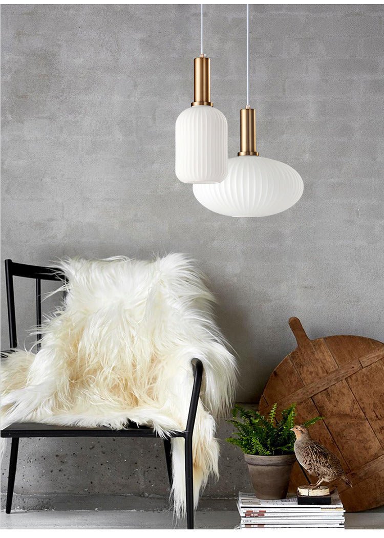 Retro Glas Pendellampa – ColorVibe
