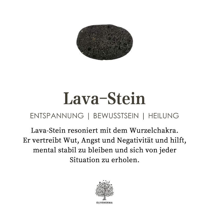Matte Black Onyx och Kub Lava Sten Balansarmband – Aurelia