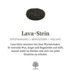Matte Black Onyx och Kub Lava Sten Balansarmband – Aurelia