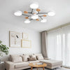 LED Plafondlampa - Modern Design | Trä & Metall