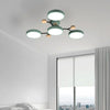 LED Plafondlampa - Modern Design | Trä & Metall