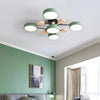LED Plafondlampa - Modern Design | Trä & Metall