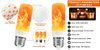 Flame Effect Lamp - 9W Simulerad Flamma Lampa