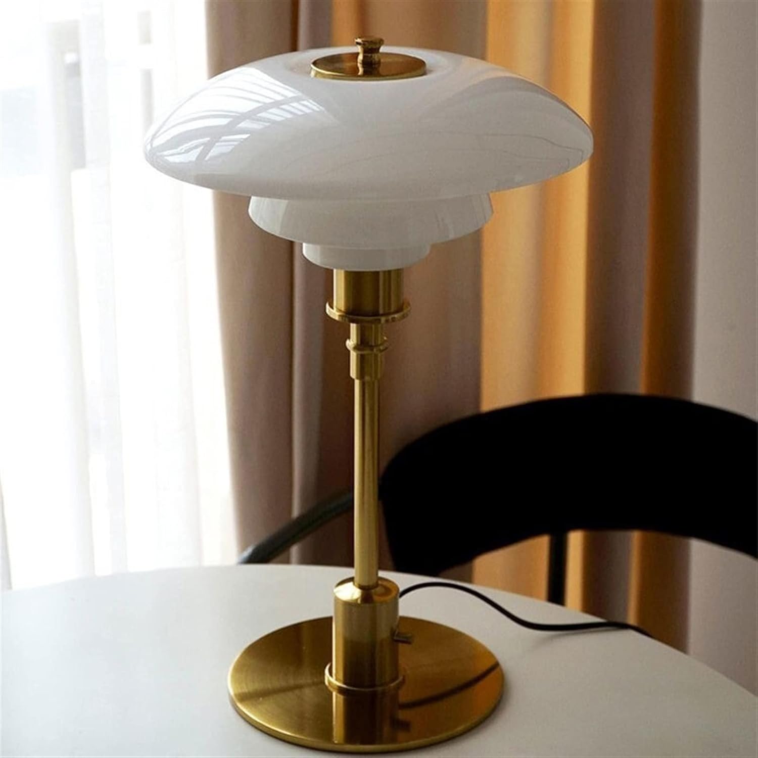 Lena Designer Nordisk Bordslampa | Glas | LED | Skandinavisk