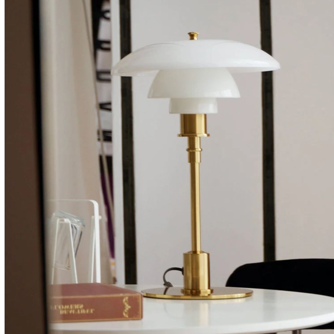 Lena Designer Nordisk Bordslampa | Glas | LED | Skandinavisk