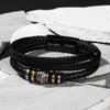 Läderarmband för Son - Gravyr 'Älskar Dig För Alltid'