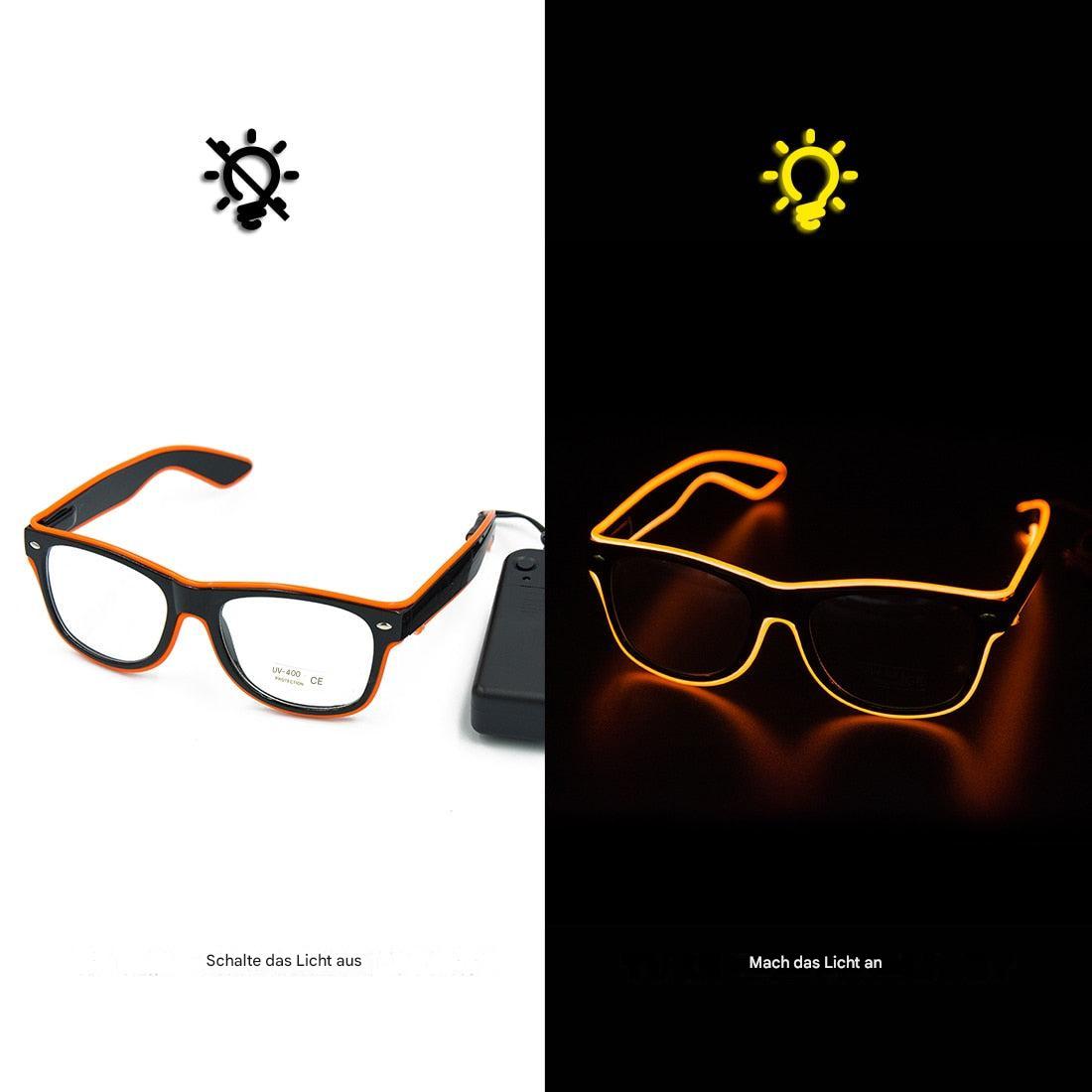 Luminösa Neon Glasögon - LumaGlow