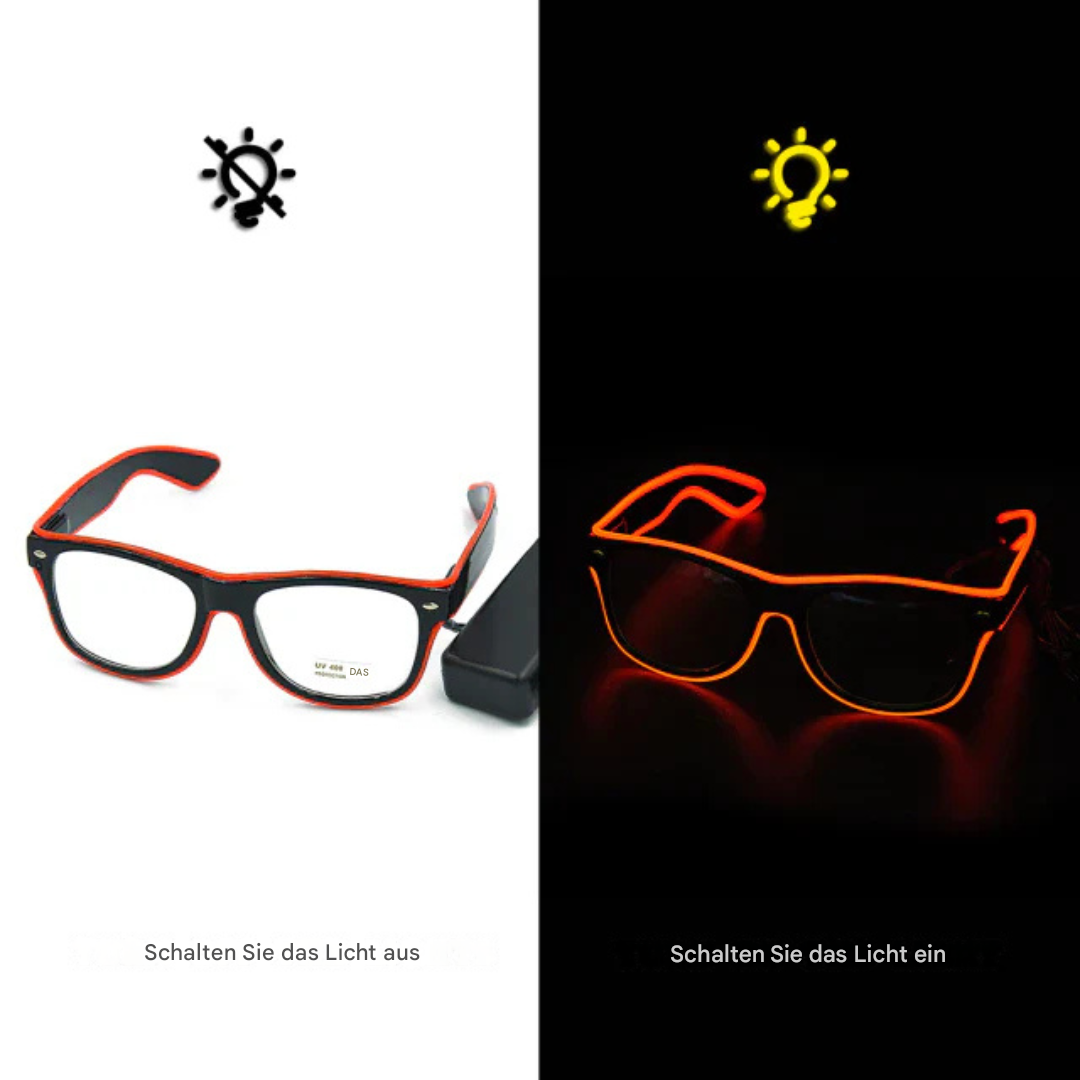 Luminösa Neon Glasögon - LumaGlow