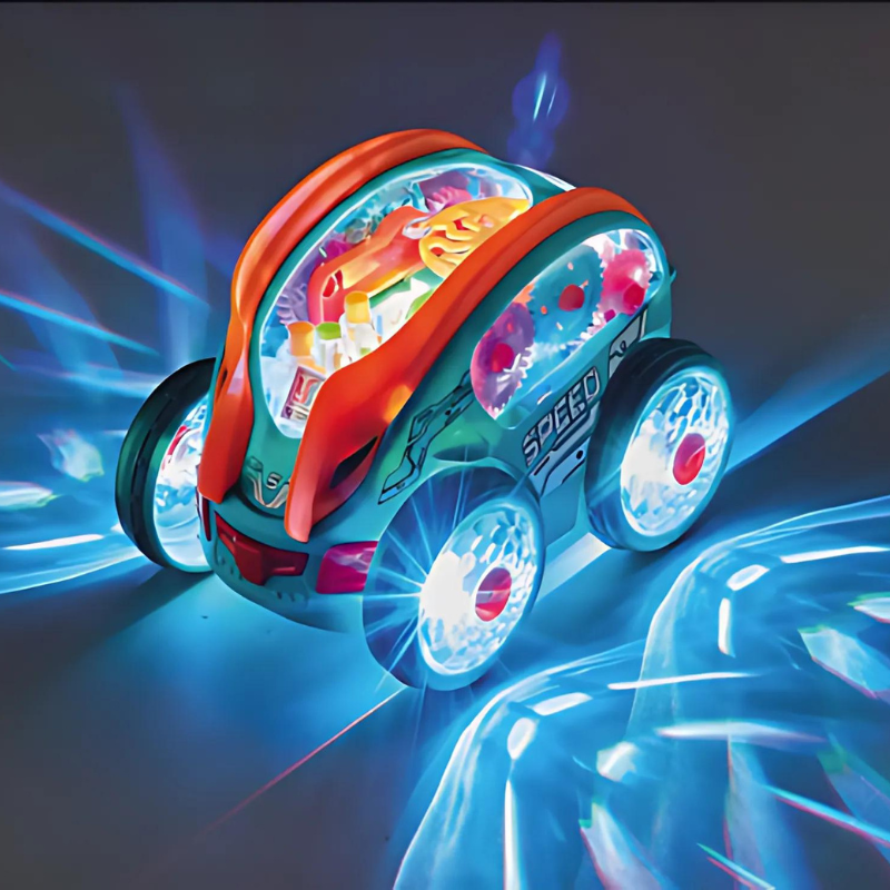 LED Bil med Musik och Rörelse – SpeedySpark