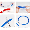 GlowSafe LED Hundhalsband – Uppladdningsbar USB Säkerhetslampa