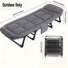 Fällbar Campingbed - Lättvikts Aluminium & Rostfritt Stål