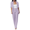 Trendy Dam Blazer Set - Quina